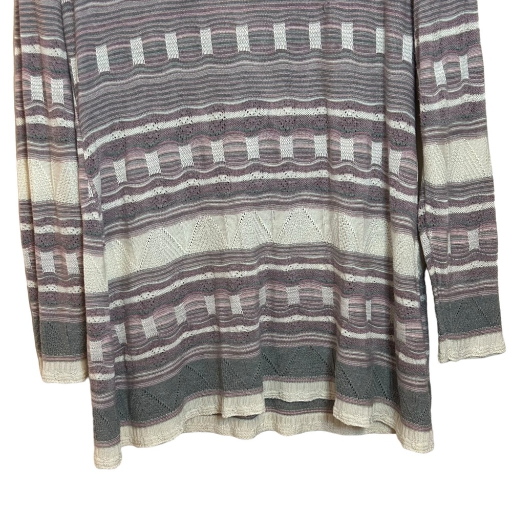 ASHLEY STEWART Long Sleeve Surplice Tunic Sweater 18/20 - Picture 7 of 10